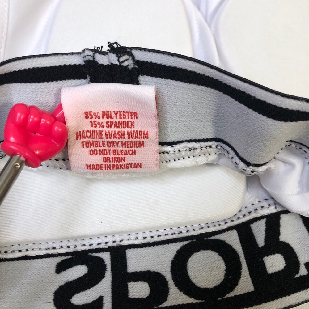 White Padded Compression Shorts - image 4